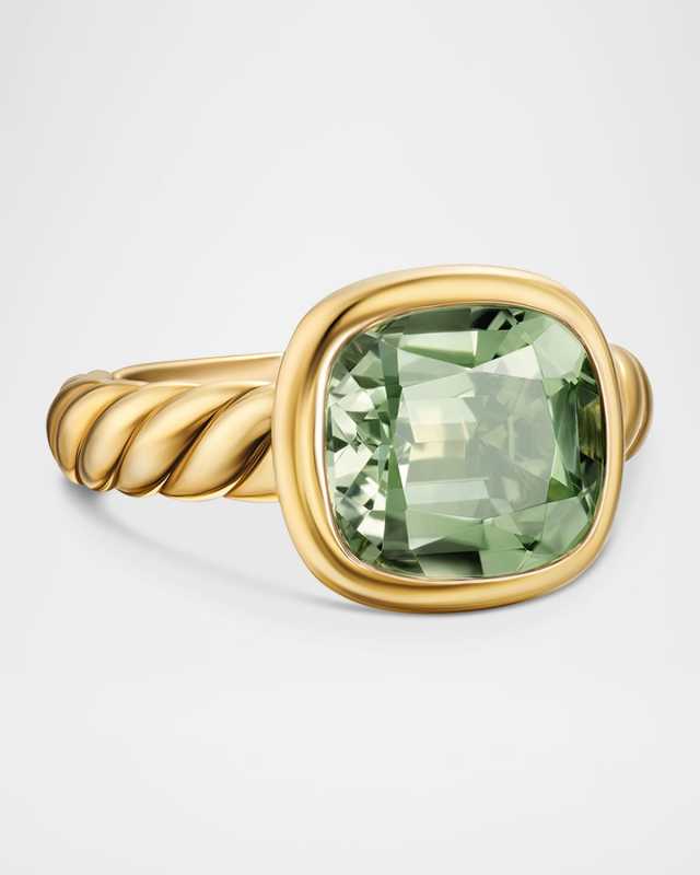 DY Mercer Stone Ring in 18K Gold, 10mm, Size